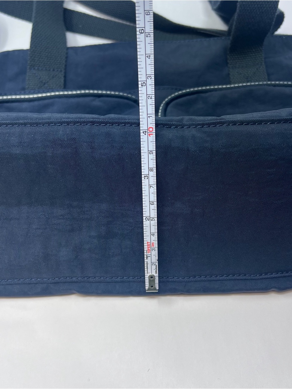 Kipling Defea True Blue Nylon Convertible Crossbody Bag Zip Top - Picture 11 of 11